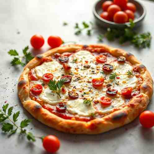 Crispy Thin Crust Pizza Recipe - Easy French Tarte Flambée